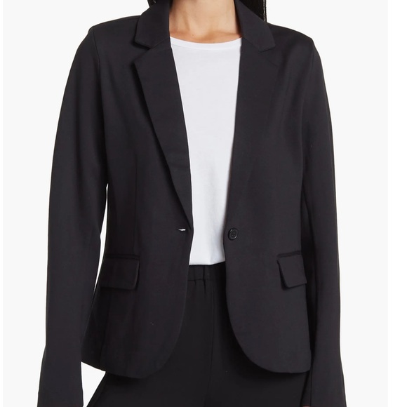 Nordstrom Jackets & Blazers - 🎉Nordstrom Suit Black Single Breasted Blazer & Pull On Skirt Size L